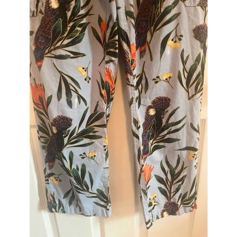 Light Blue Parrot Floral Scrub Set - Picture 8 of 11